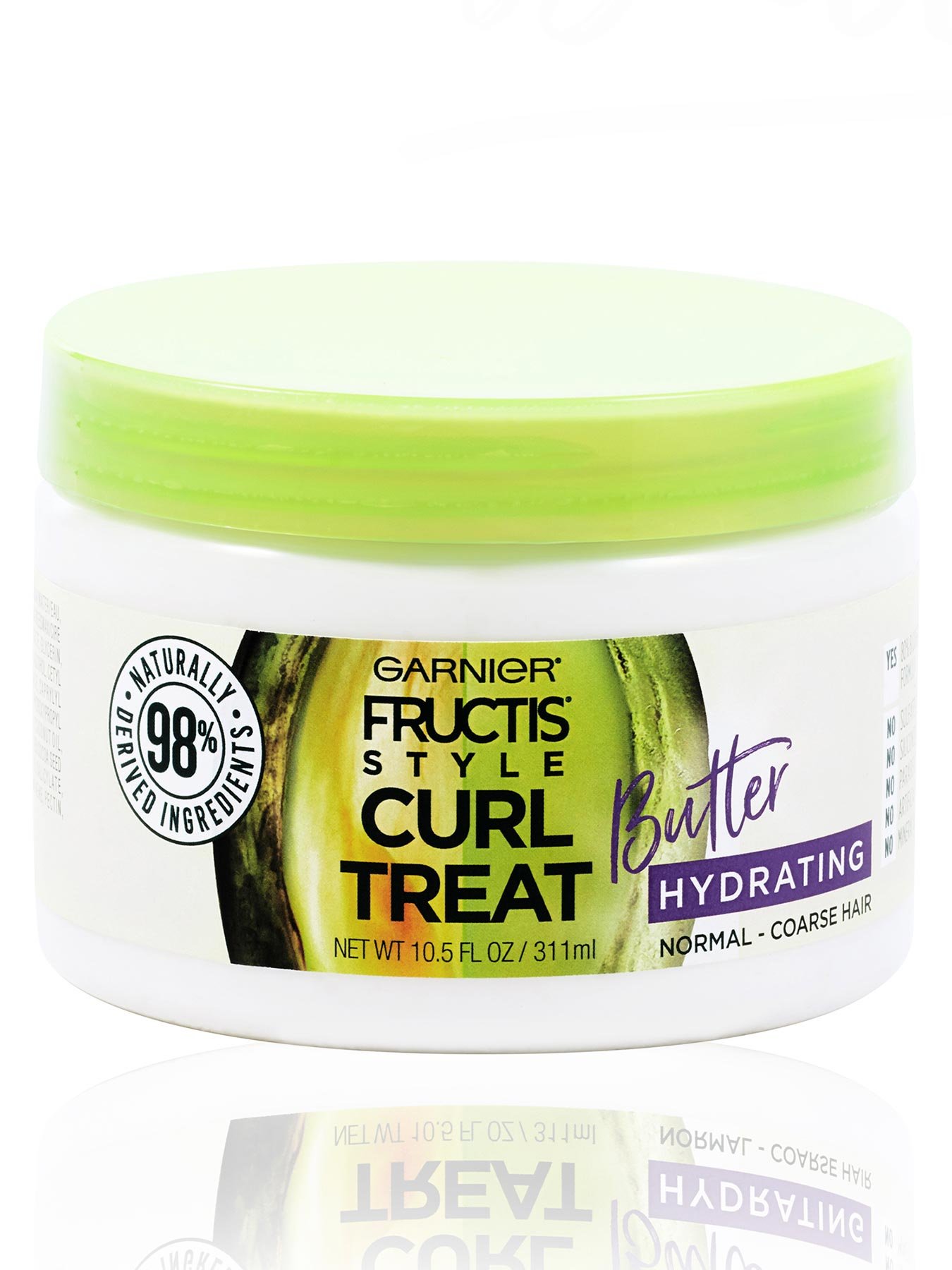 Front view of Curl Treat Butter Hydrating Leave-in Styler to Shape Curls.